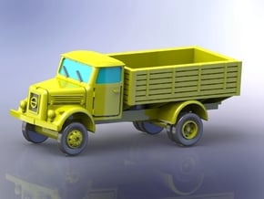 German KHD A3000 Truck (Flatbed) 1/120 in Smooth Fine Detail Plastic