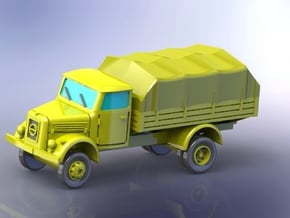 German KHD A3000 Truck (w. Canvas) 1/120 in Tan Fine Detail Plastic