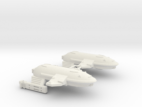 3125 Scale WYN Barracuda Frigates (2) CVN in White Natural Versatile Plastic