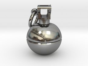 CS:GO - Grenade Pendant in Antique Silver