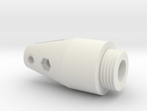 HFP-101111 Throttle handle Bottom in White Natural Versatile Plastic