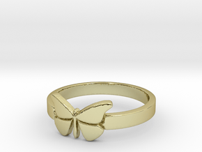 Butterfly (small) Ring Size 7 in 18k Gold