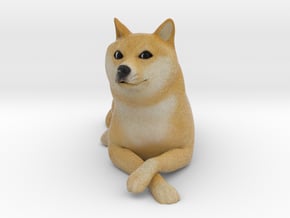 Doge in Natural Full Color Sandstone