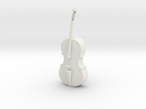 Printle Thing Cello - 1/24 in White Natural Versatile Plastic