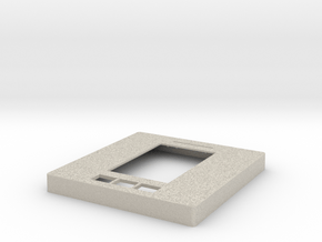 HTD LyncTouch Two-Gang Faceplate in Natural Sandstone