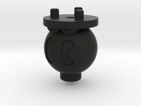 Emek/Etha 2 Bolt Cap - Bobomb in Black Natural Versatile Plastic