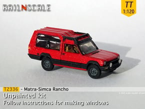Matra Rancho (TT 1:120) in Smooth Fine Detail Plastic