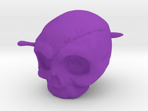 Memento Mori Toy in Purple Processed Versatile Plastic