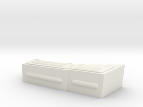1/16 Finnish T72 Turret Storage Box in White Natural Versatile Plastic