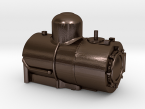 Rounded Dome Boiler for the HOn30 Coffee Creek Hea in Polished Bronze Steel