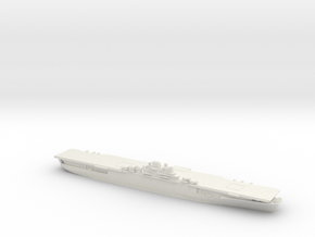 US Essex-Class Aircraft Carrier (v5) in White Natural Versatile Plastic