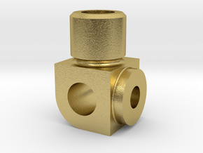 Superheater Fitting in Natural Brass