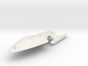 USS Voyager Prototype V2 4.8" long in White Natural Versatile Plastic