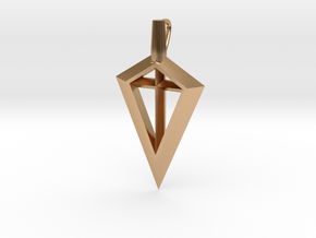 Spirit Of The Bow-Broadhead-Small in Polished Bronze