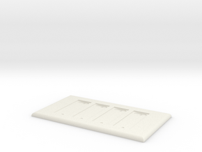 Philips Hue Quad Dimmer Plate 4 Gang in White Natural Versatile Plastic