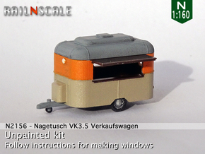 Nagetusch VK3.5 Verkaufswagen (N 1:160) in Tan Fine Detail Plastic