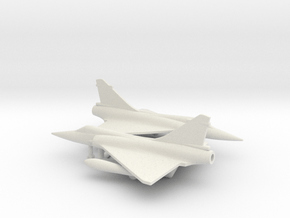 Dassault Mirage 2000 in White Natural Versatile Plastic: 6mm