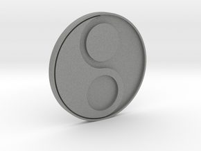 In-Yo/Yin-Yang Disc in Gray PA12