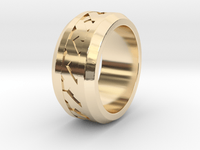 Men's X-Band Ring (Smooth) in 14K Yellow Gold