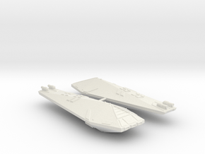 3788 Scale Hydran Knight Destroyers (2) CVN in White Natural Versatile Plastic