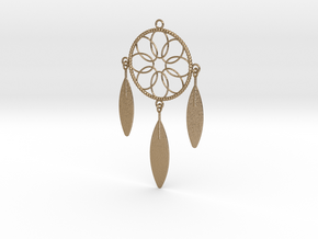Dreamcatcher in Polished Gold Steel