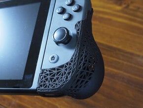 Switch Grips in Black Natural Versatile Plastic