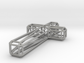 Fill That Void / Cross Wireframe in Aluminum