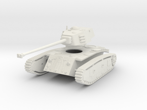 1/43 ARL 44 heavy tank in White Natural Versatile Plastic