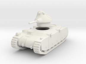 1/43 G1R French tank in White Natural Versatile Plastic