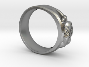 Loving Couple Wedding Ring (or Engagement Ring? in Natural Silver: 7 / 54