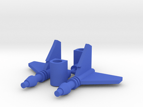 Pretender Starscream Small Guns in Blue Processed Versatile Plastic