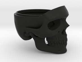 Easy Rider (Skull Only) Ring Box for Engagement in Black Natural Versatile Plastic