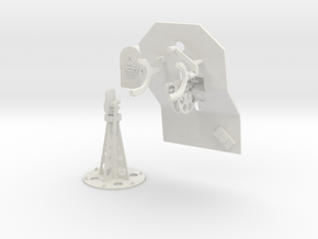 1/16 Cal 50 Pedestal mount M39 in White Natural Versatile Plastic