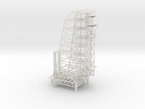 1/400 Scale Apollo Arming Tower in White Natural Versatile Plastic
