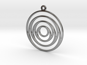 Pendant in Fine Detail Polished Silver