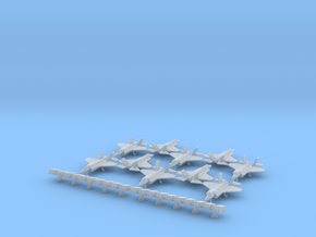 F-35 (10x) (1:300) & Sea Sparrow Launcher (1:300) in Tan Fine Detail Plastic