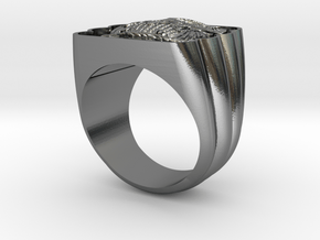 Bague Hiboux  in Polished Silver: 5 / 49
