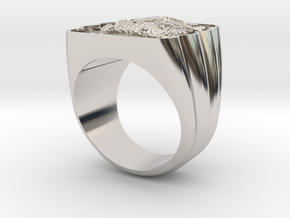 Bague Hiboux  in Platinum: 5 / 49