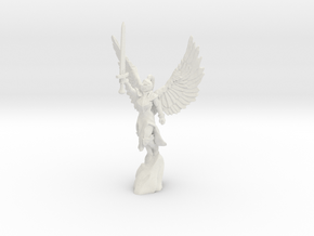 ANGEL Statue in White Natural Versatile Plastic