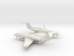 Gulfstream G-IV (G400) in White Natural Versatile Plastic: 1:400