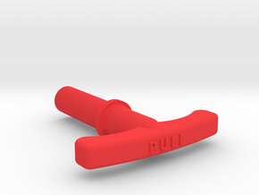 P51 Mustang Emergency hydraulic pull handle in Red Processed Versatile Plastic