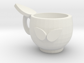 Tea cup in White Natural Versatile Plastic