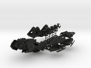 Robot Ship Pack in Black Premium Versatile Plastic