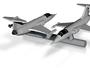 Lockheed F104  Starfighter 1.4" long in Tan Fine Detail Plastic