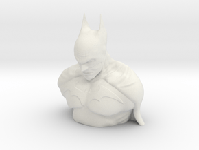 batman bust in White Natural Versatile Plastic