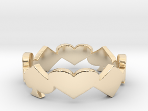 The Gambler III Ring Size 10 in 14K Yellow Gold