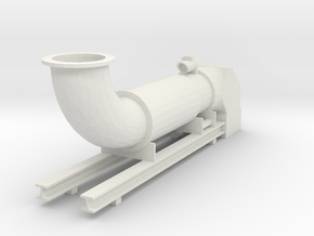 '1-50' Scale - Extraction System in White Natural Versatile Plastic