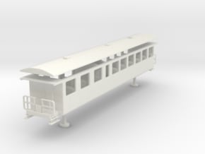 Bernese Oberland Bahn h0m person wagon old ab 206  in White Natural Versatile Plastic