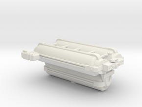 Omni Scale General Jumbo Armed Freighter SRZ in White Natural Versatile Plastic