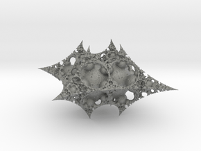 Fractal ornament 5 in Gray PA12